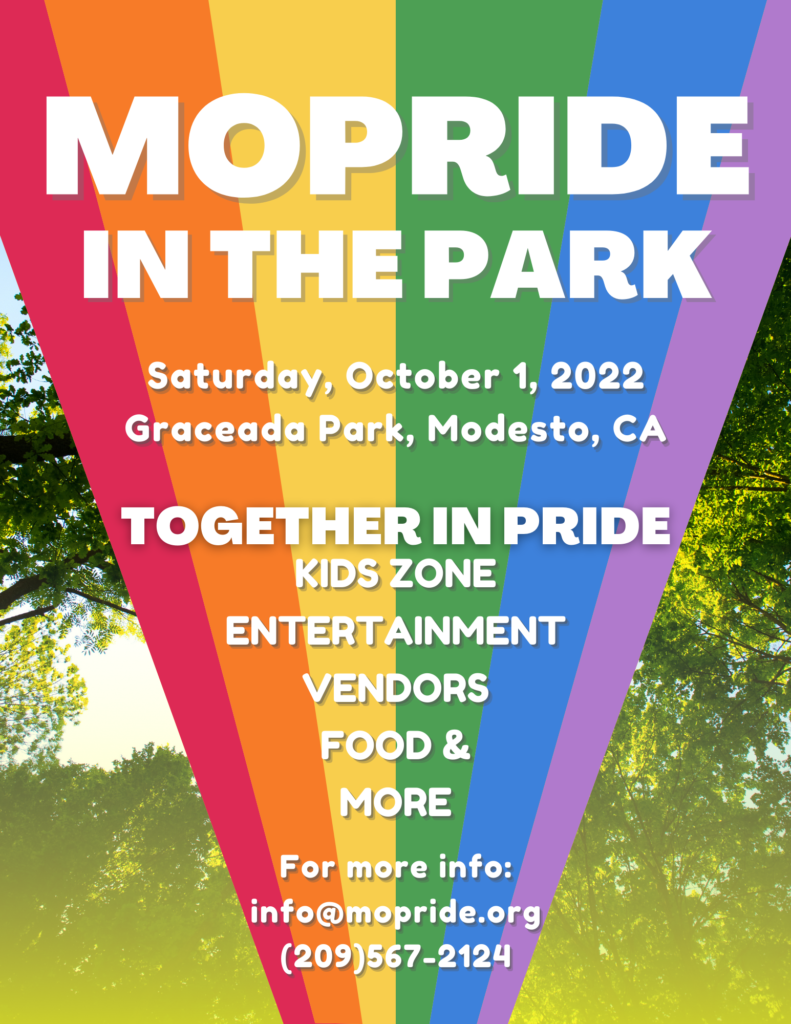 Modesto Pride in the Park is this Saturday Gay Central Valley
